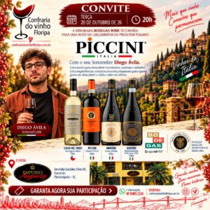 TERÇA 20. Outubro, 19:30h. Bodegas WINE CONVIDA: Degustação harmonizada com Diogo Ávila . Emporio Augusta